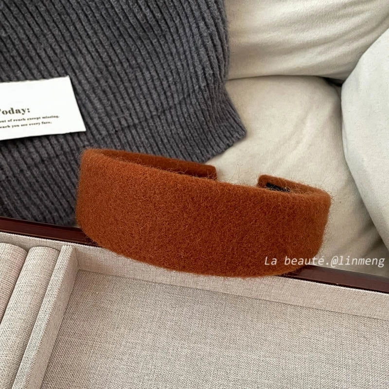 Elegant Retro Solid Color Cloth Hair Band