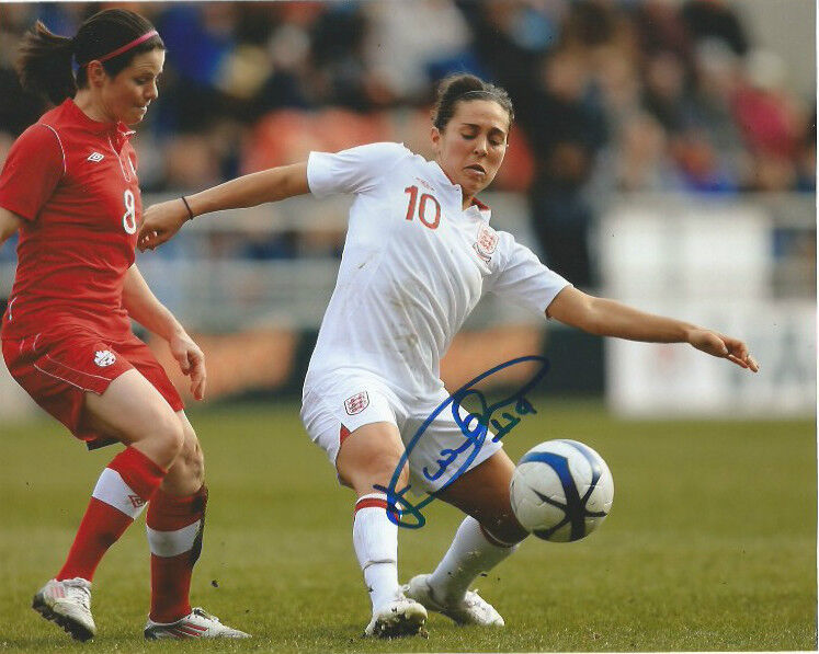 England Fara Williams Autographed Signed 8x10 Photo Poster painting COA A