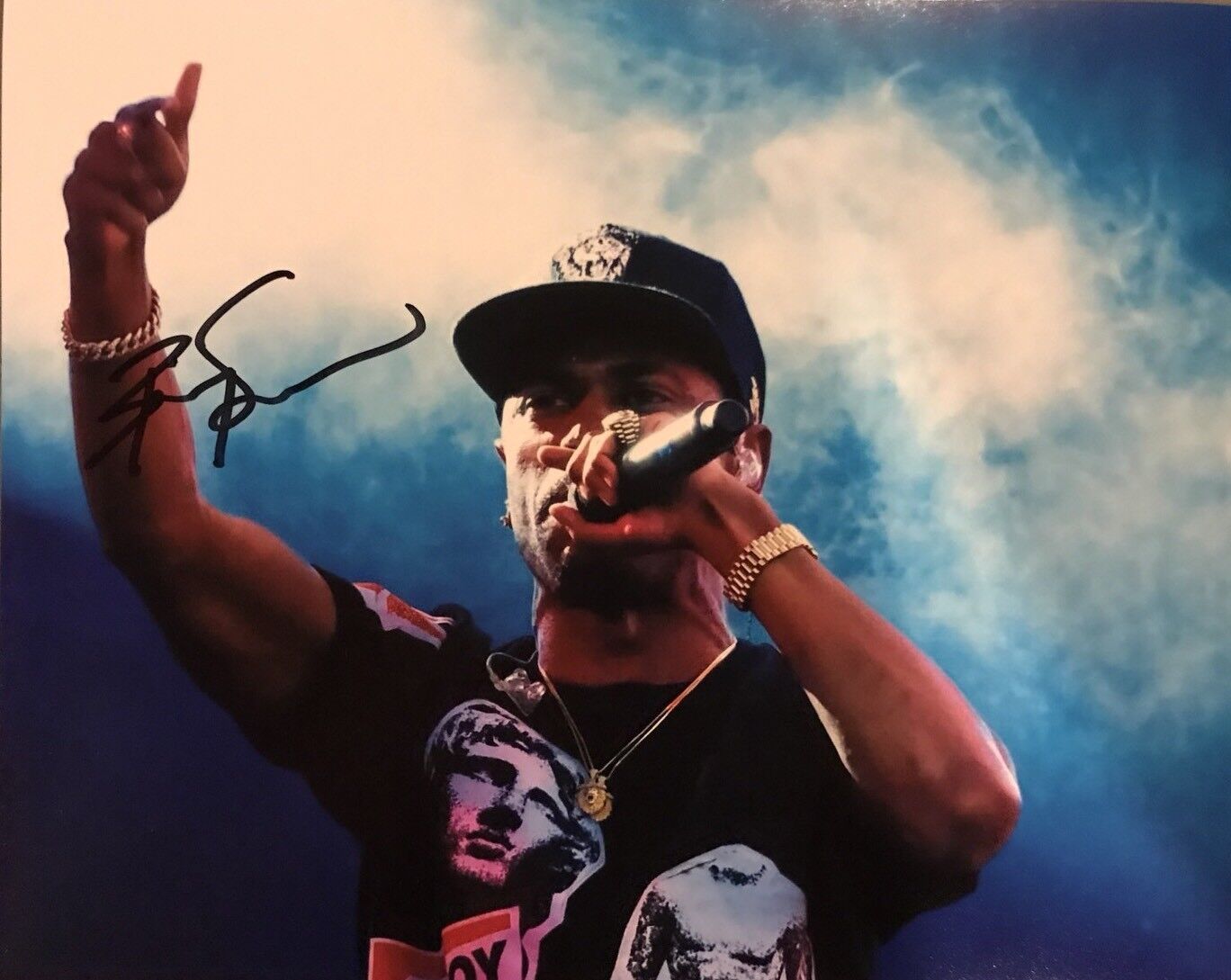 BIG SEAN HAND SIGNED 8x10 Photo Poster painting RAPPER HOT RARE AUTHENTIC AUTOGRAPH!!