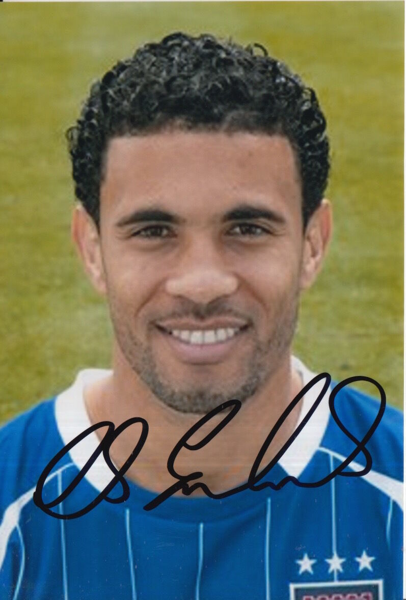 IPSWICH TOWN HAND SIGNED CARLOS EDWARDS 6X4 Photo Poster painting 9.