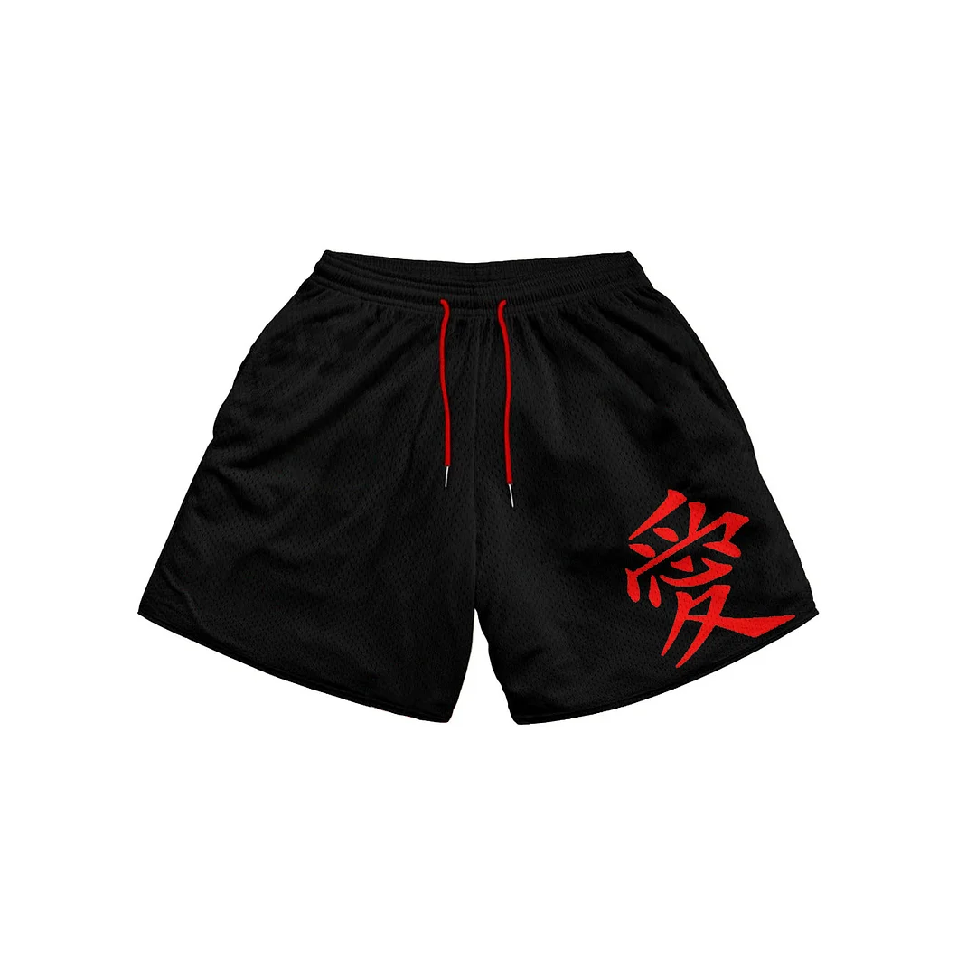 Men's Casual Print Panel Shorts