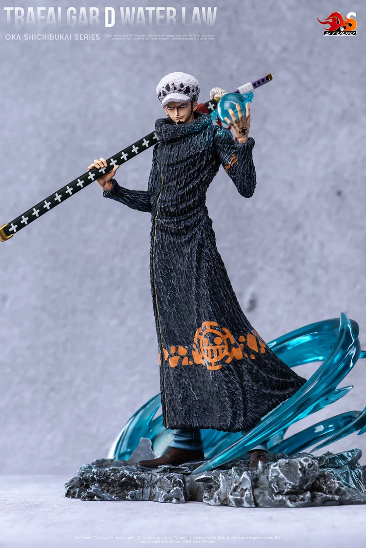 AS Studio - One Piece Seven Warlords of the Sea Trafalgar D. Water Law Statue(GK)-