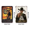 2PCS Western Movie - Vintage Metal Signs Set - 20*30cm/30*40cm