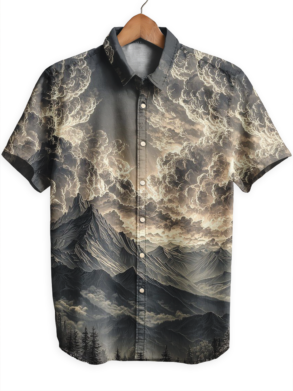 Fresh and comfortable vacation shirt PLUSCLOTHESMAN