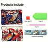 2pcs DIY Diamond Art Diamond Dot Card Pack 5D Diamond Painting Coin Pouch (Bird)