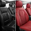 MINGBRON Car Seat Covers,Car Seat Protector Waterproof,Seat Covers Front Set, Car Seat Protectors,Automotive Seat Covers Fit for Most Cars Wine Red