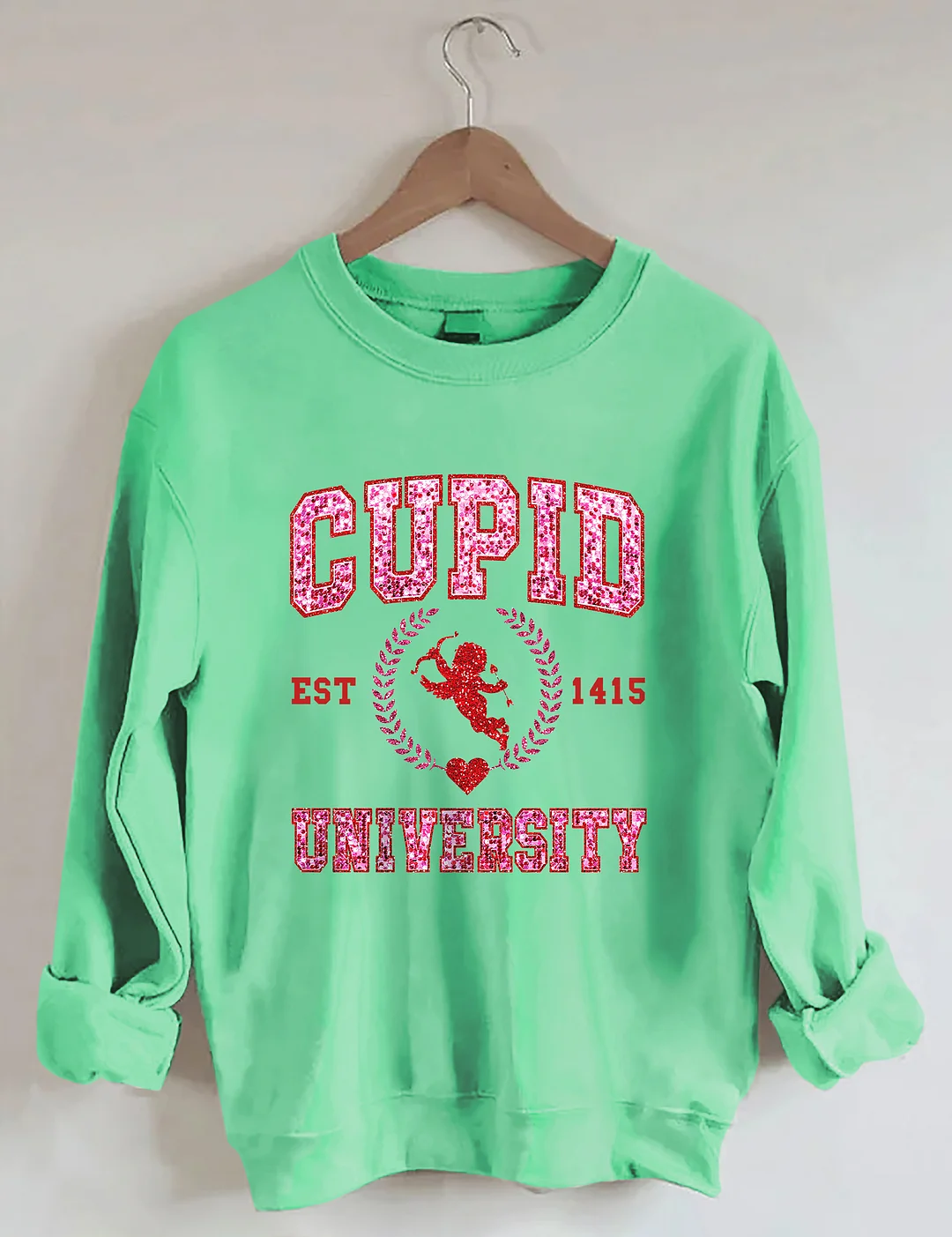Cupid University Valentines Sweatshirt