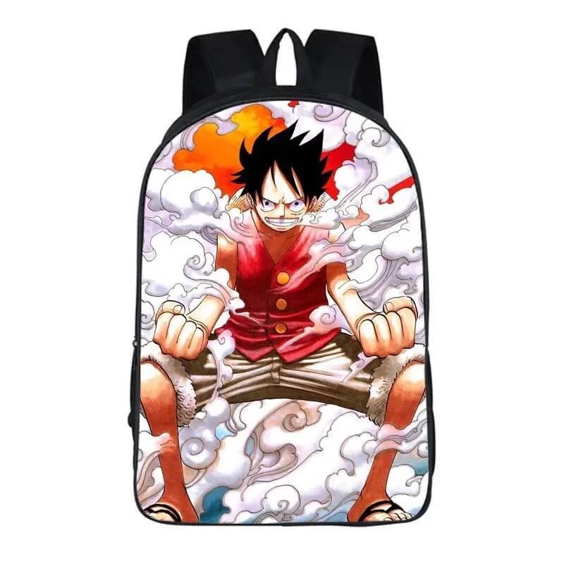 Buzzdaisy One Piece Monkey D. Luffy #10 Cosplay Backpack School Notebook Bag