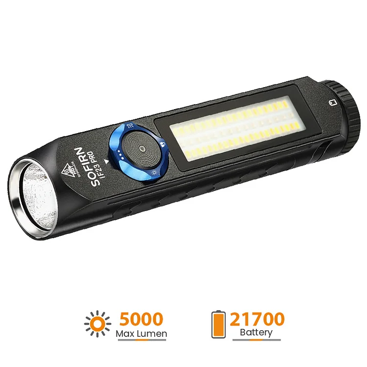 SOFIRN IF23 PRO 5000 Lumens EDC Powerful Flashlight LED Rechargeable Flashlight Super Bright