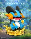 Little Fatty Series Blaziken & Swampert - Pokemon Resin Statue - PPAP Studios