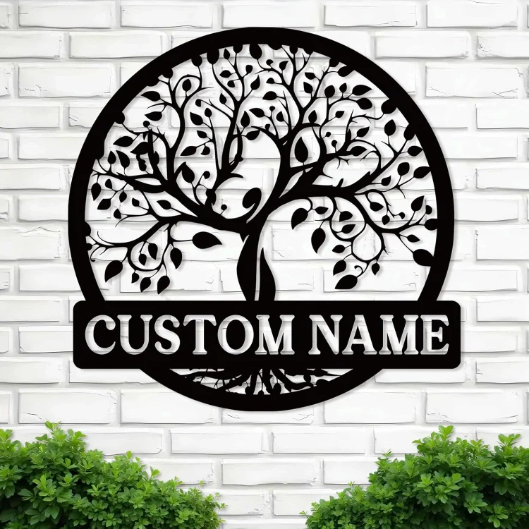 Custom Metal Signs | Metal Name Sign | Family Name Sign Wall Decor | Metal Last Name Sign | Split Letter Monogram | Outdoor Metal Wall Art | Metal Art | Personalized Wedding Gift | Housewarming Gifts