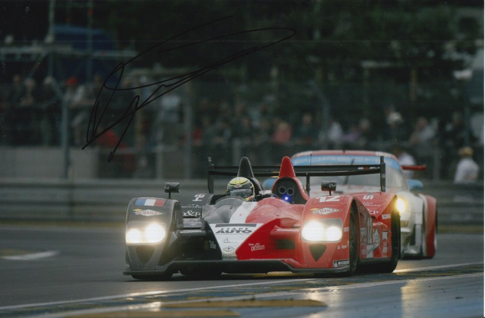 Pierre Ragues Hand Signed 9x6 Photo Poster painting Signature-Plus Courage-Oreca Le Mans 5.