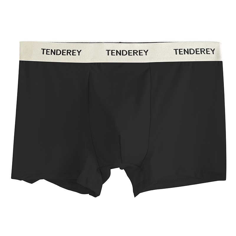 Stolshavar Men's Ice Silk Boxer Briefs Shorts Sexy Seamless Underwear Man Underpants Male Ultra-thin Breathable Panties