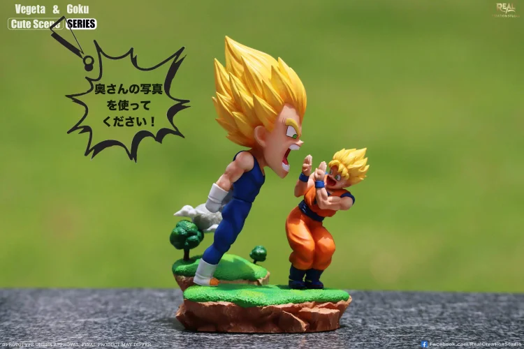 Real Creation Studio - Dragon Ball - Chibi Ver. Scene Son Goku & Vegeta - Statue(GK)-