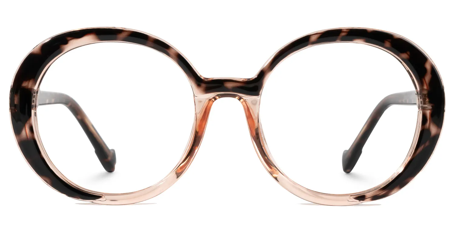 Maxie Schwarz-Tortoise Oval Brille Schwarz-Tortoise