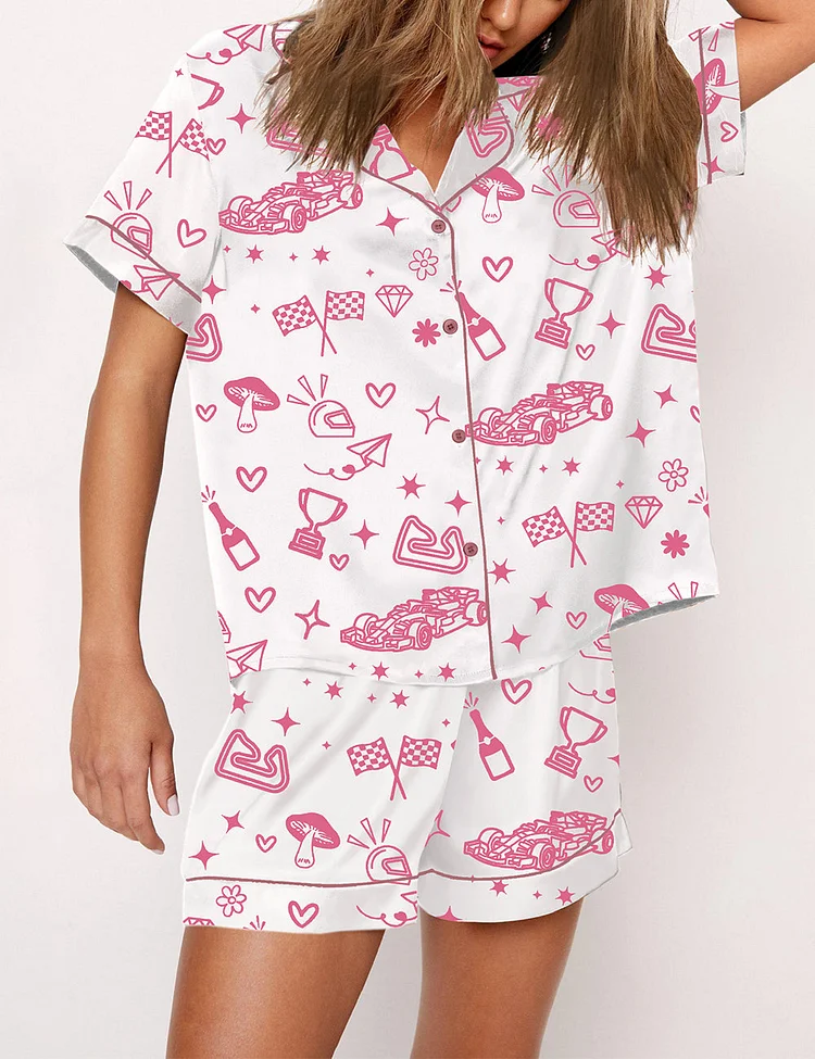 Women's Formula One Racing F1 Pajama Set