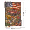 Diamond Painting -DIY Round Drill Independence Day Landscape(60*40CM)