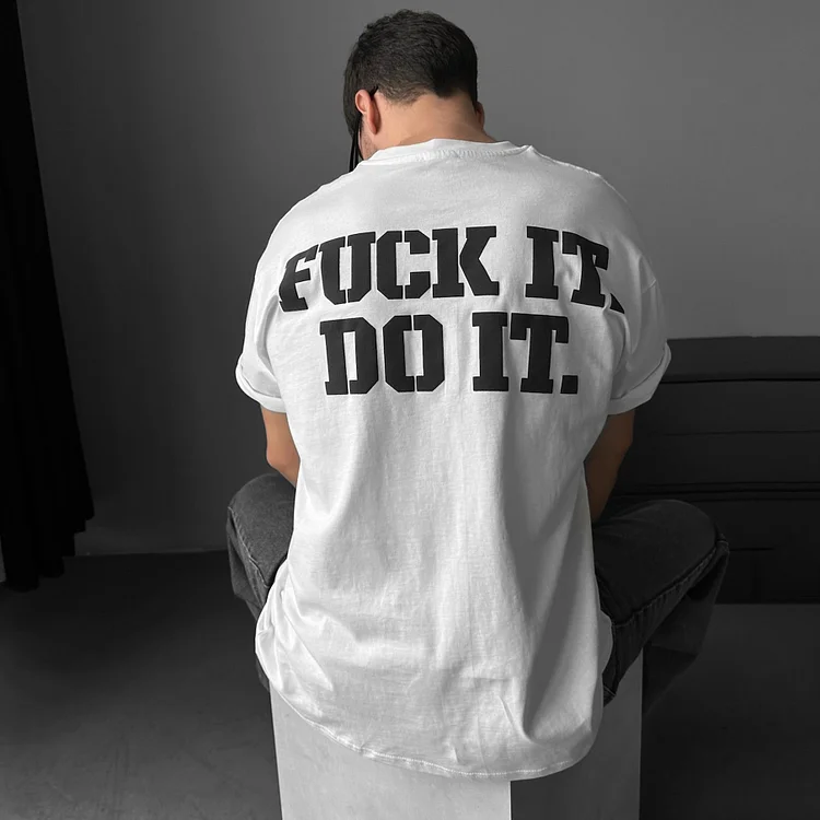 Oversized Do It T-shirt