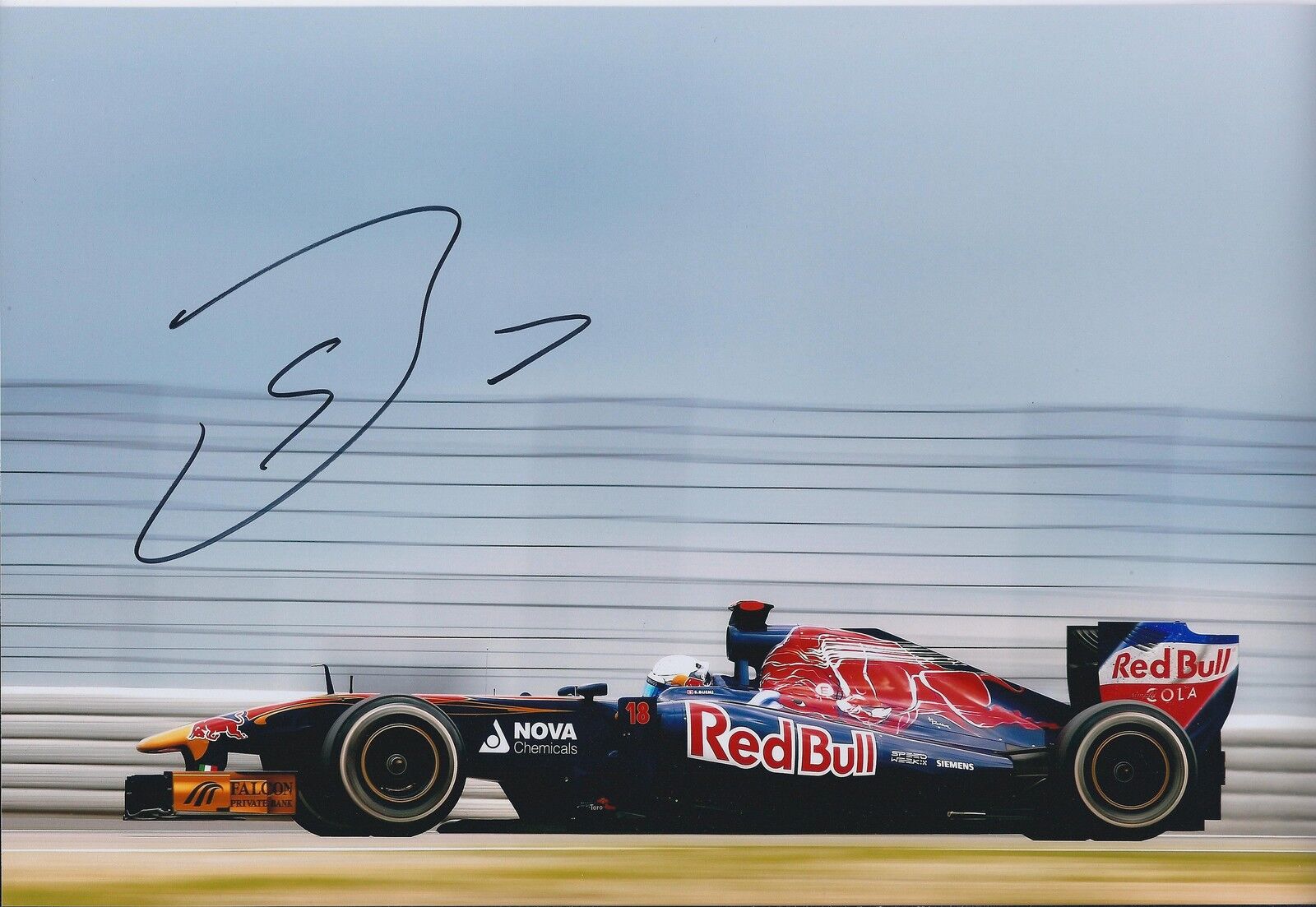 Sebastien Buemi SIGNED Swiss Racing Driver 12x8 Photo Poster painting AFTAL COA F1 Infiniti