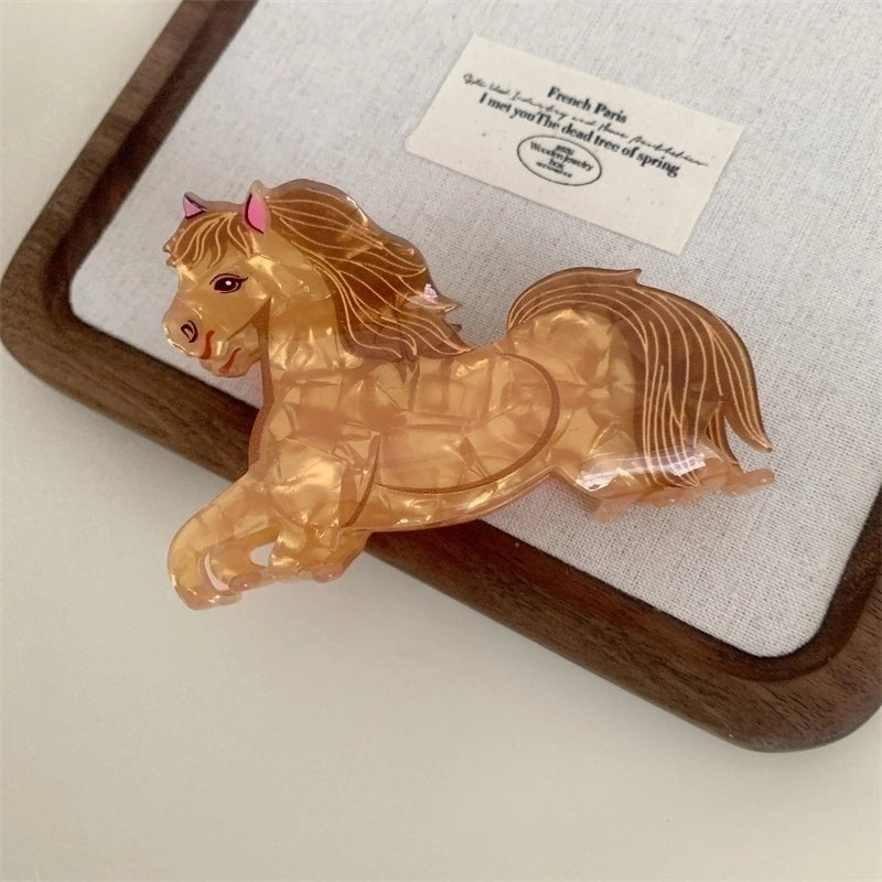 Women’s Korean Style Animal Acetic Acid Sheets Hair Claws