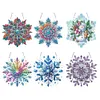 Pendentif diamant diamant flocon de neige d&rsquo;hiver