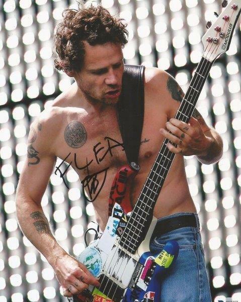 REPRINT - FLEA Red Hot Chili Peppers Bass Autographed Signed 8 x 10 Photo Poster painting Poster