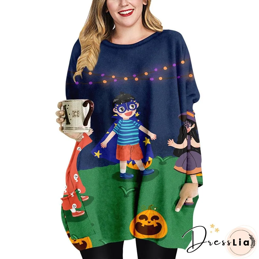 Halloween Series Printed Dress