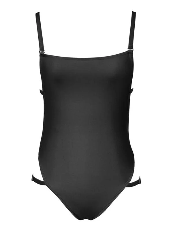 Backless Bandage One-Piece Swimwear