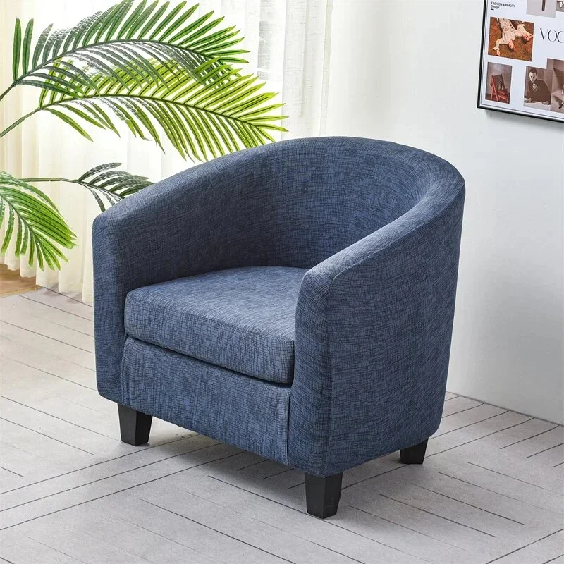 Nigikala Printed Tub Chair Covers Stretch Spandex Armchair Slipcovers Couch Covers Single Sofa Cover for Living Room Bar Home