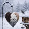🕊️ Handmade Alpaca Fiber Bird Nesting Heart for Birds