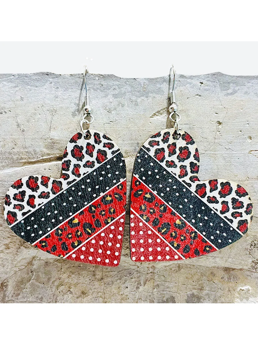 Love Heart Valentine Earrings