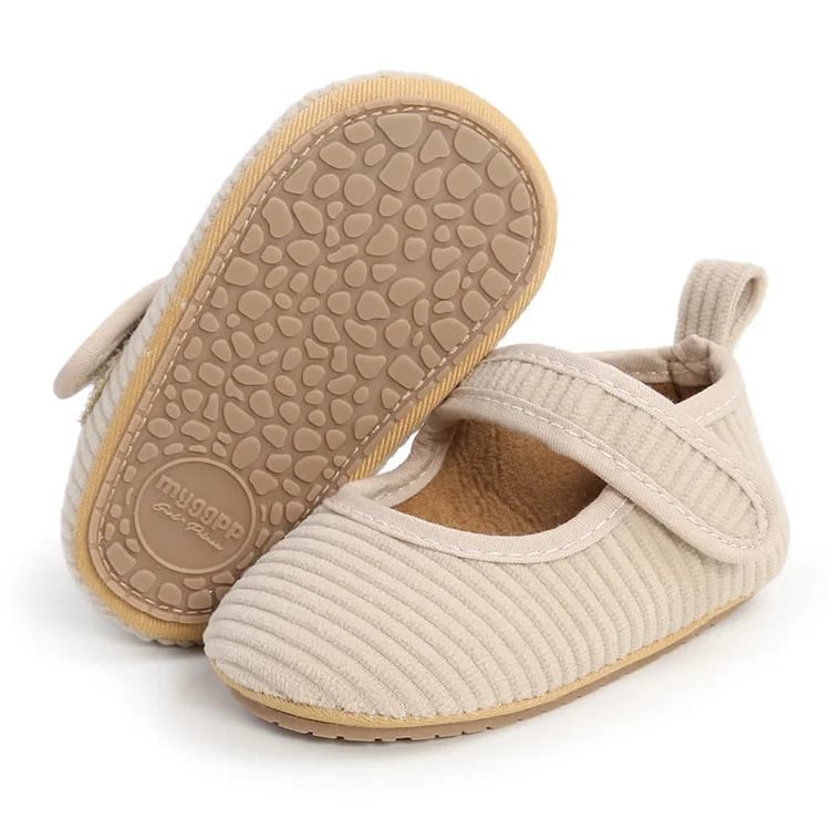 Baby Corduroy Velcro Shoes