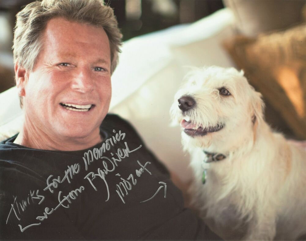 RYAN O'NEAL In-person Signed Photo Poster painting