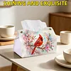 DIY PULeather Diamond Painting Tissue Box for Adults Beginners Large Size Diamond Art Paper Storage Holder for Living Room Bathroom Table Decor