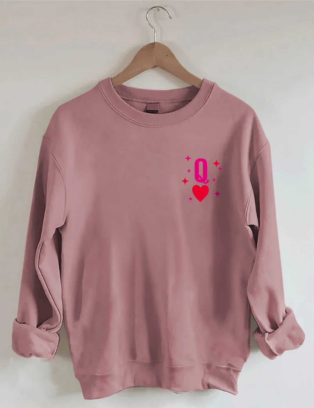 Queen Of Hearts Valentine's Day Sweatshirt 