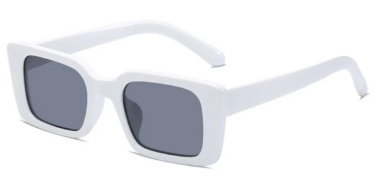 Small Rectangle Blue Sunglasses Simple Retro Luxury Designer Sun Glasses For Women Men Anti-glare UV400 Gradient Square Shades