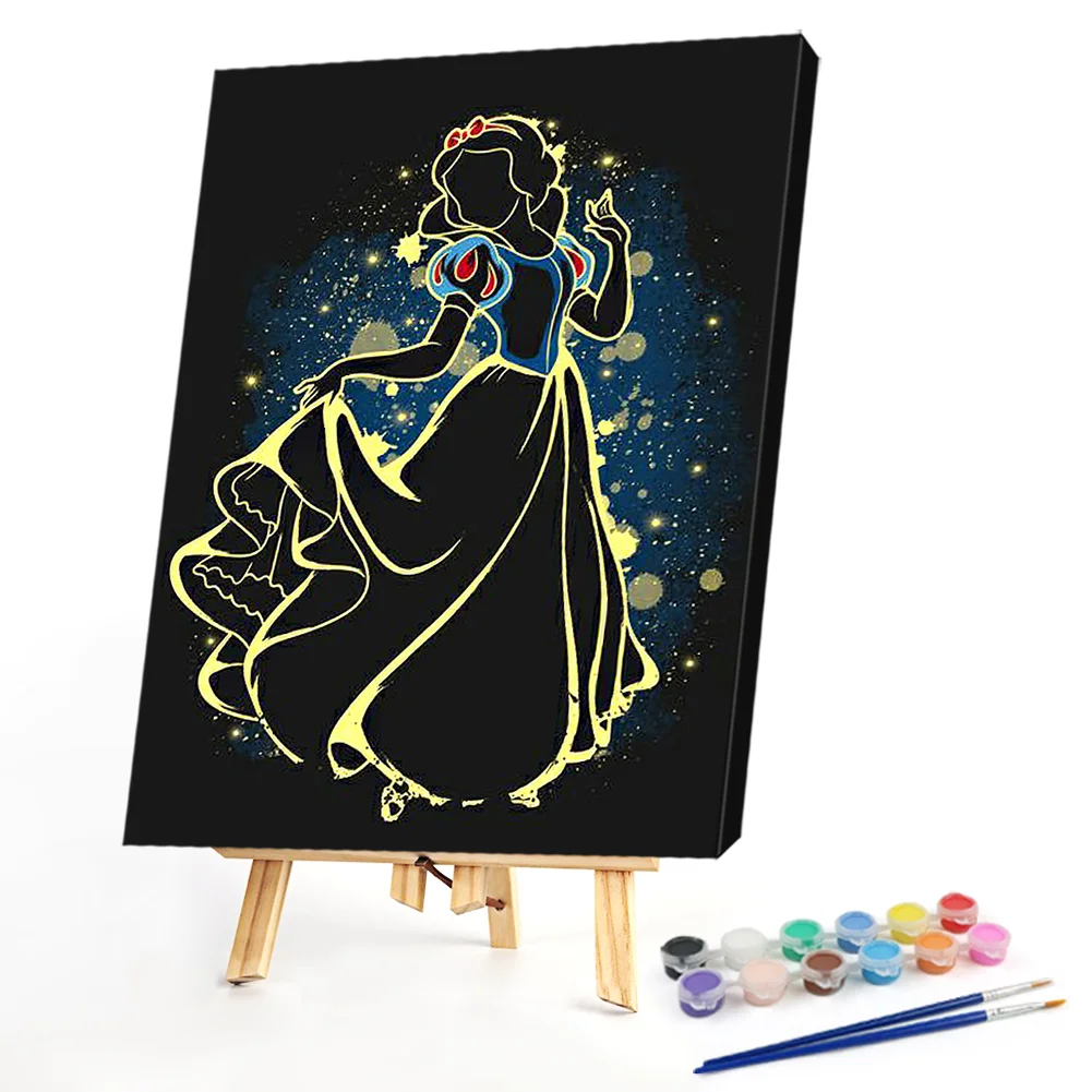 Snow White Silhouette - Paint By Numbers(40*50CM)