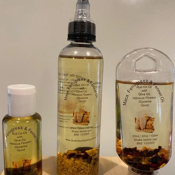 pornhint Pornhint Maca, Fennel  & Fenugreek Breast, Butt, Glute, Skin and Muscle Massage Oil