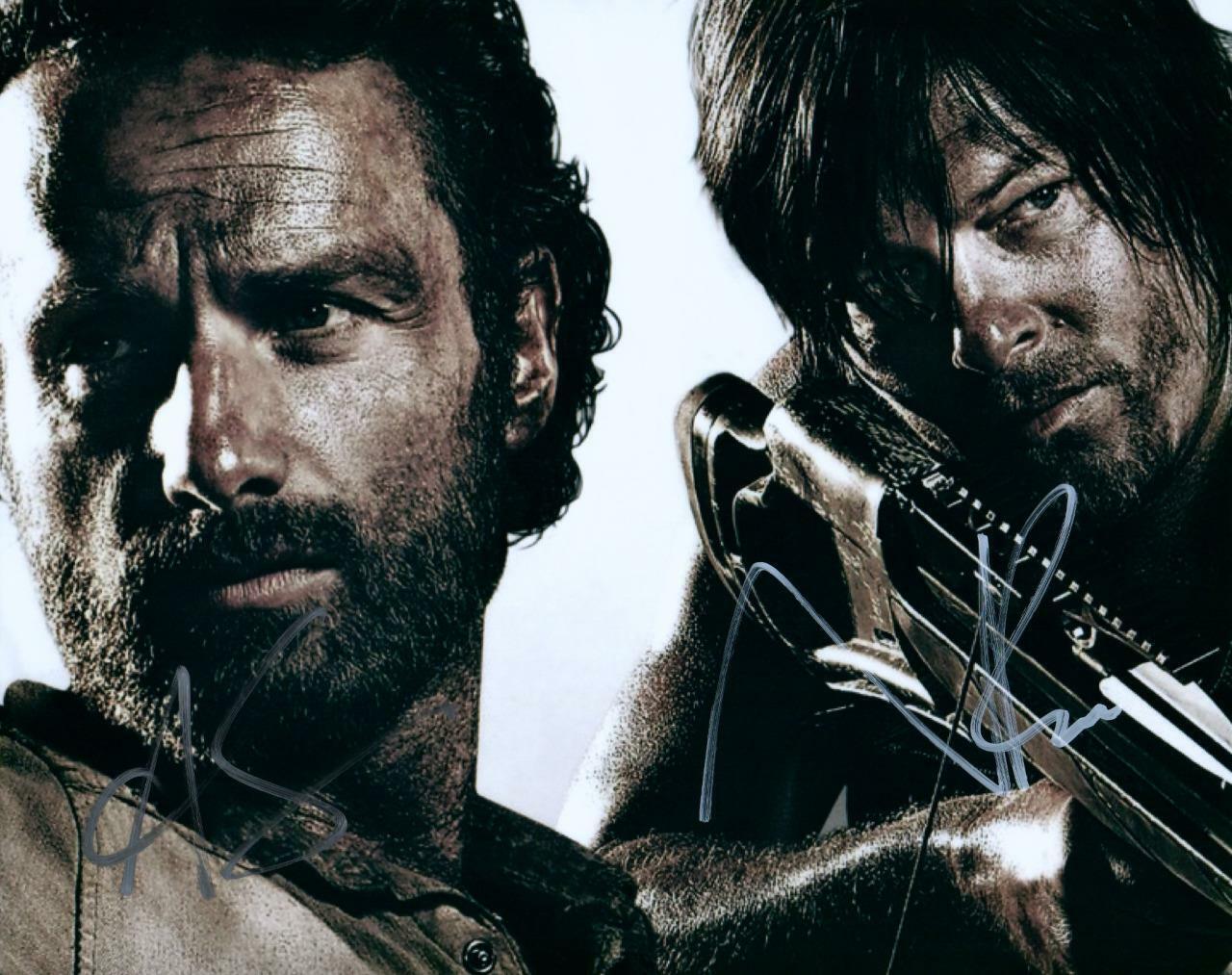 Norman Reedus Andrew Lincoln Signed 8x10 Picture Autographed Photo Poster painting with COA