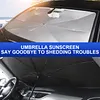 Car Windshield Sun Shade Foldable Umbrella UV Protection 55x31in