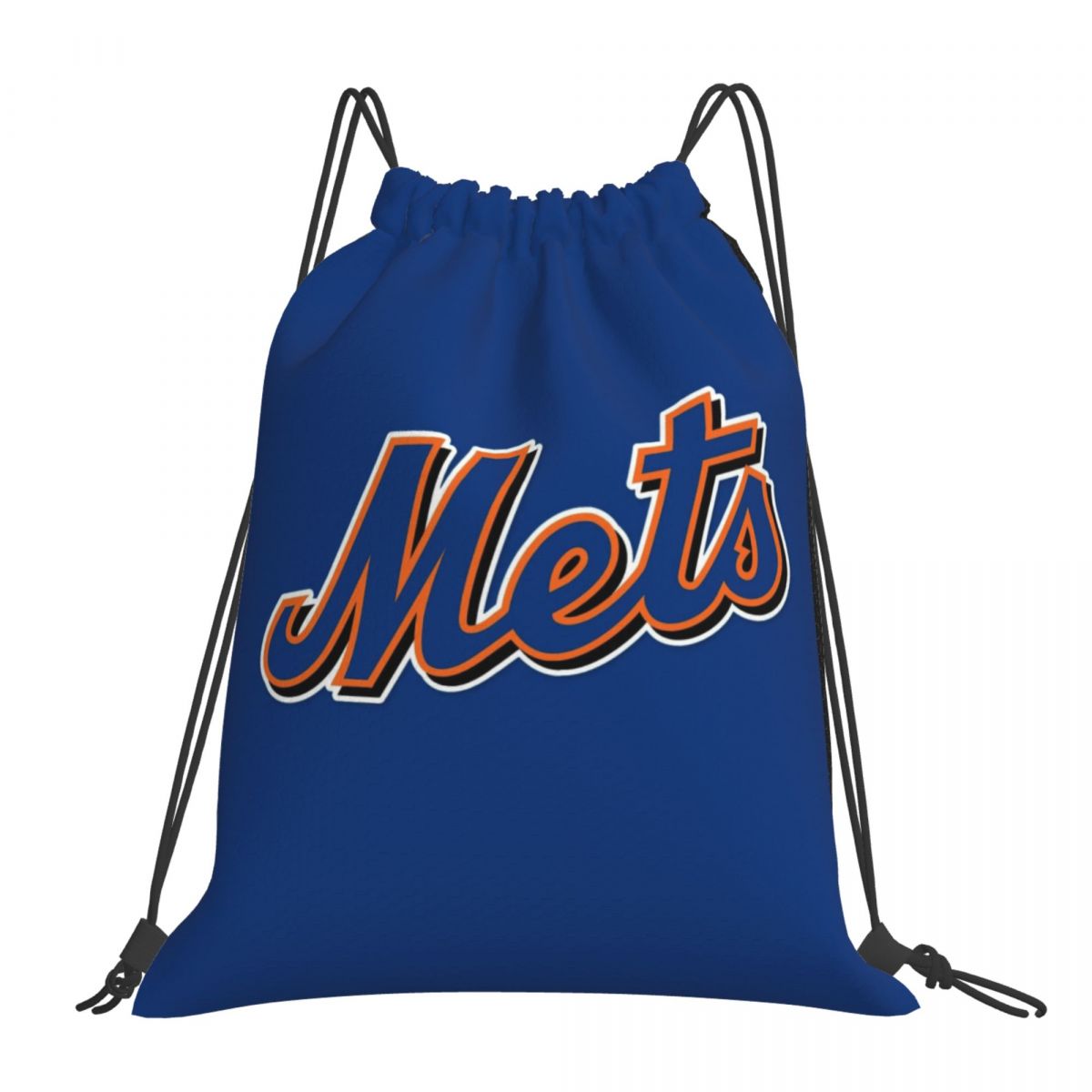 New York Mets Blue Waterproof Adjustable Lightweight Gym Drawstring Bag