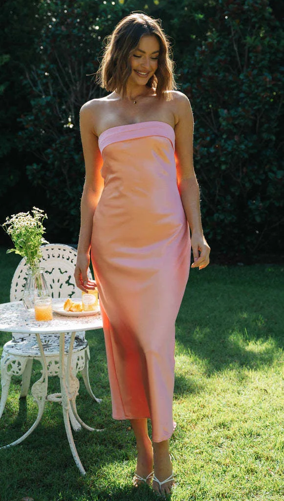 Uveng Summer Solid Color Elastic Backless Knitted Dresses