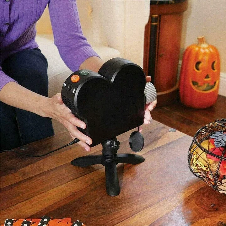 Halloween Christmas Window Projection Lamp