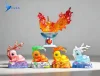 1/20 Scale World Zukan Charmander in Rainy Season & Indigo Plateau Moltres Flame - Pokemon Resin Statue - QN Studios