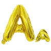 20PCS English Letters 16" Aluminum Film Golden Silver Rose Gold Balloons Birthday Party Decor