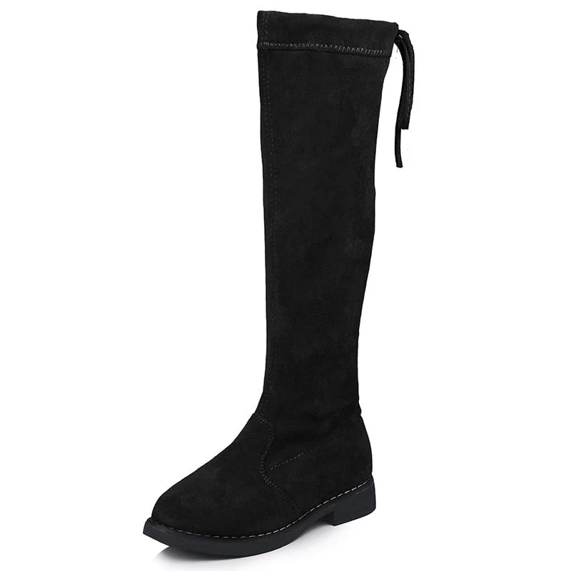 Christmas Gift Children Over Knee Boots Girl Shoes Knee Fashion Children Boots 2021 Autumn And Winter Princess Girls Boots