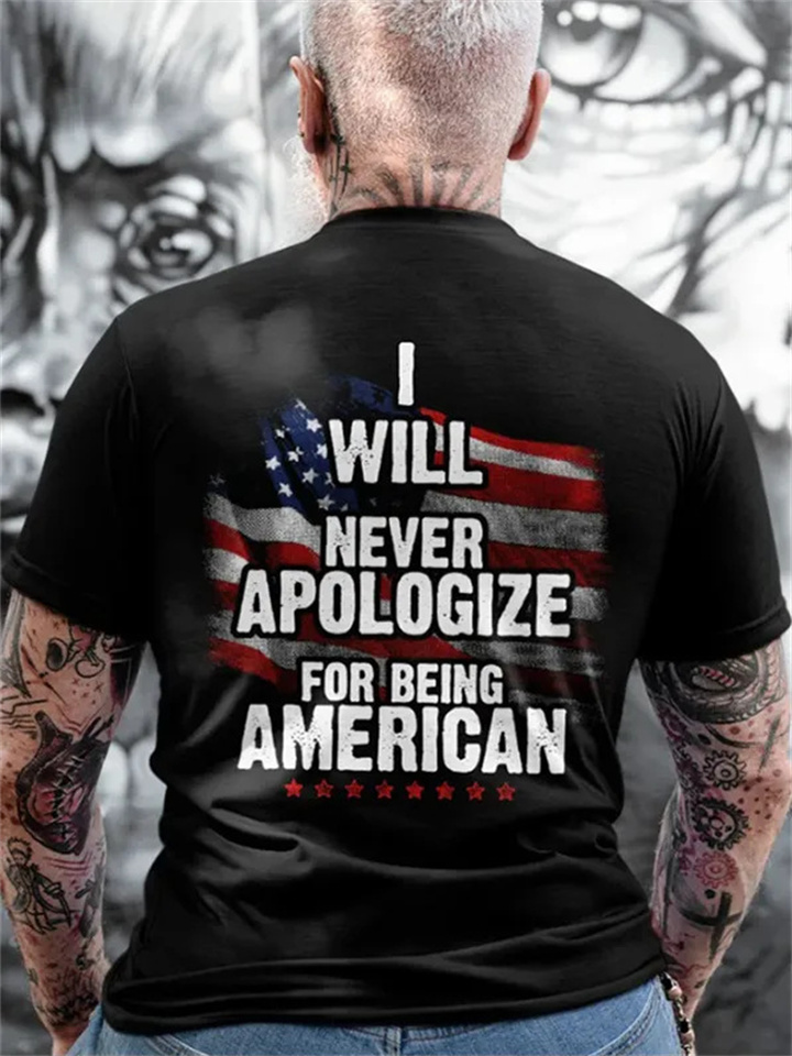 Men's Summer Trend T-shirt 3D Animal Printing Short-sleeved T-shirt-JRSEE