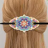 5Pcs fleur &eacute;pingle &agrave; cheveux - 5d bricolage artisanat accessoires de mode