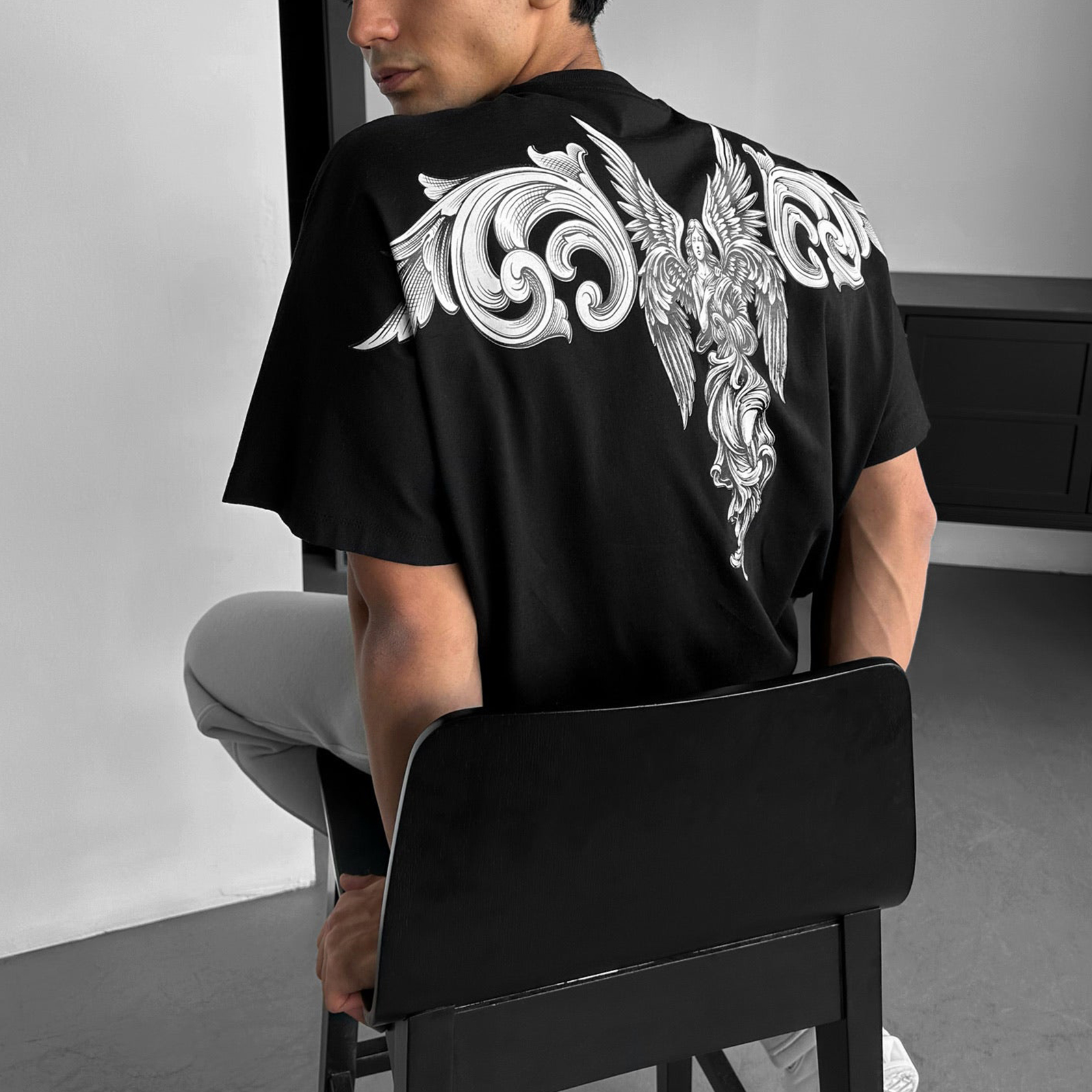 Oversized Sky Angel T-shirt