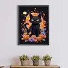 Diamond Painting -DIY Full Square Drill Halloween Cat(35x45cm)